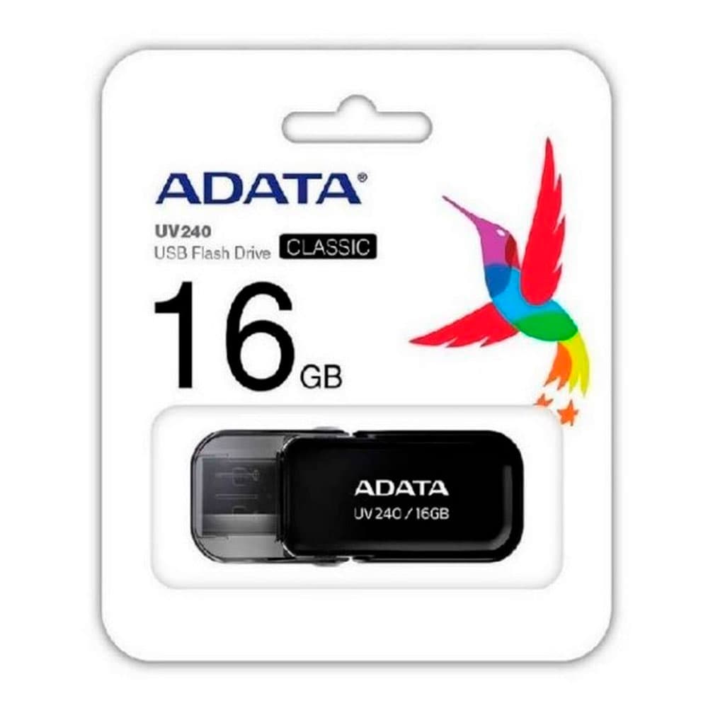 ADATA Memoria USB ADATA UV240 16GB USB 2.0 Negro