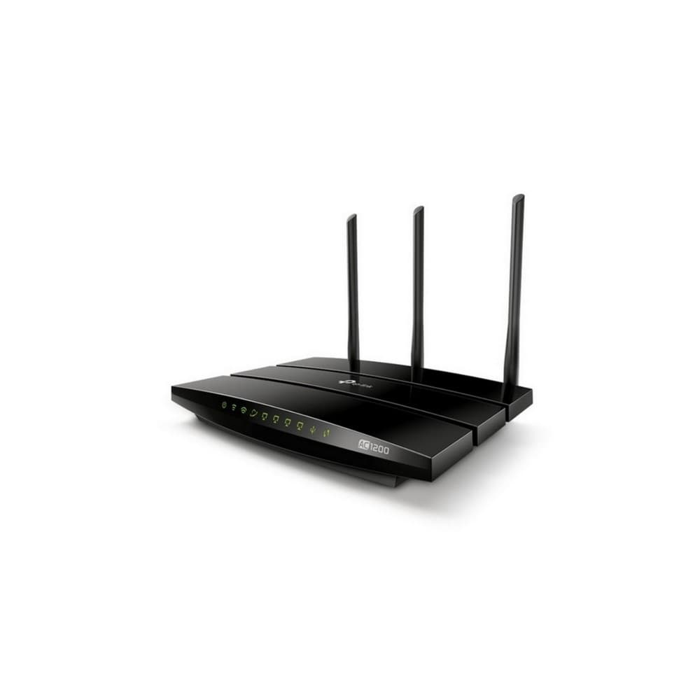 TPLINK Router TPLINK Inalambrico Doble banda AC 1200 Dual Band Gigabit 3 Antenas externas.