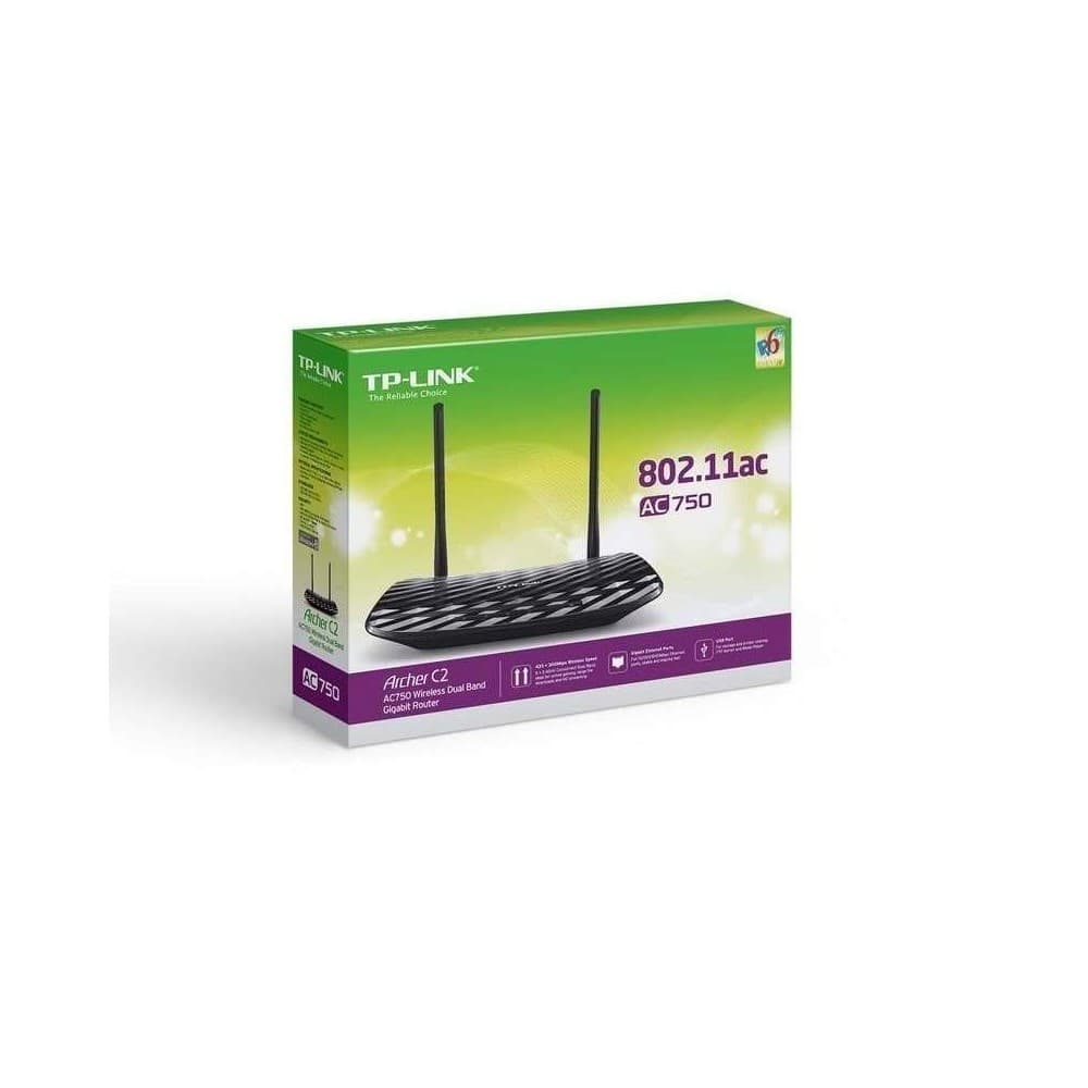 TPLINK Router AC750 Dual Band Wireless Gigabit Router, Atheros