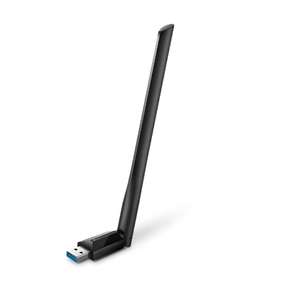 TPLINK Adaptador TPLINK USB Wi-Fi de doble banda de alta ganancia AC1300