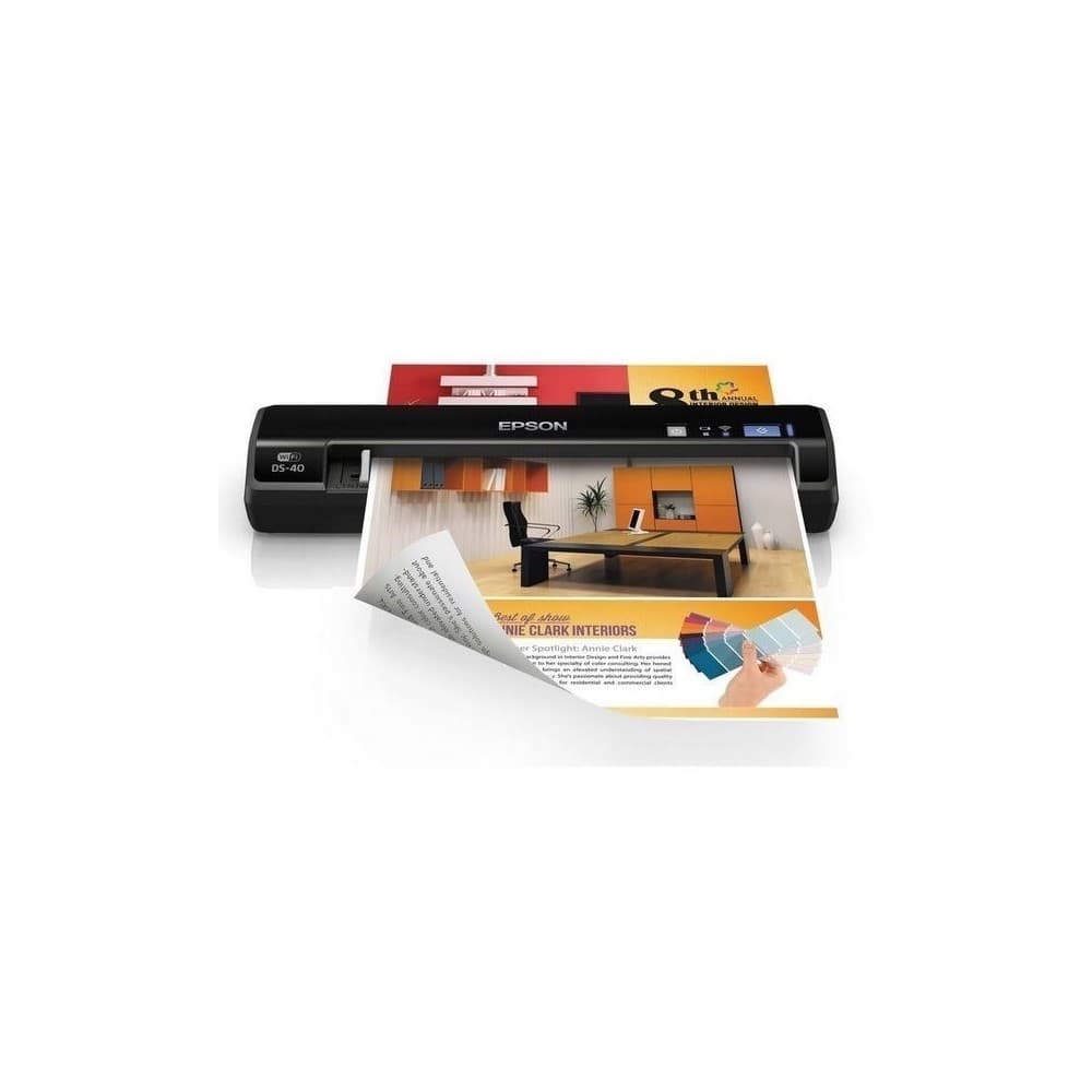 EPSON Escáner Epson WorkForce DS-40 Wi-Fi 802.11b Portátil/ 8 seg/pag (simplex)/ alimentación de energía por USB, batería/ Ciclo de trabajo diario 250 paginas,