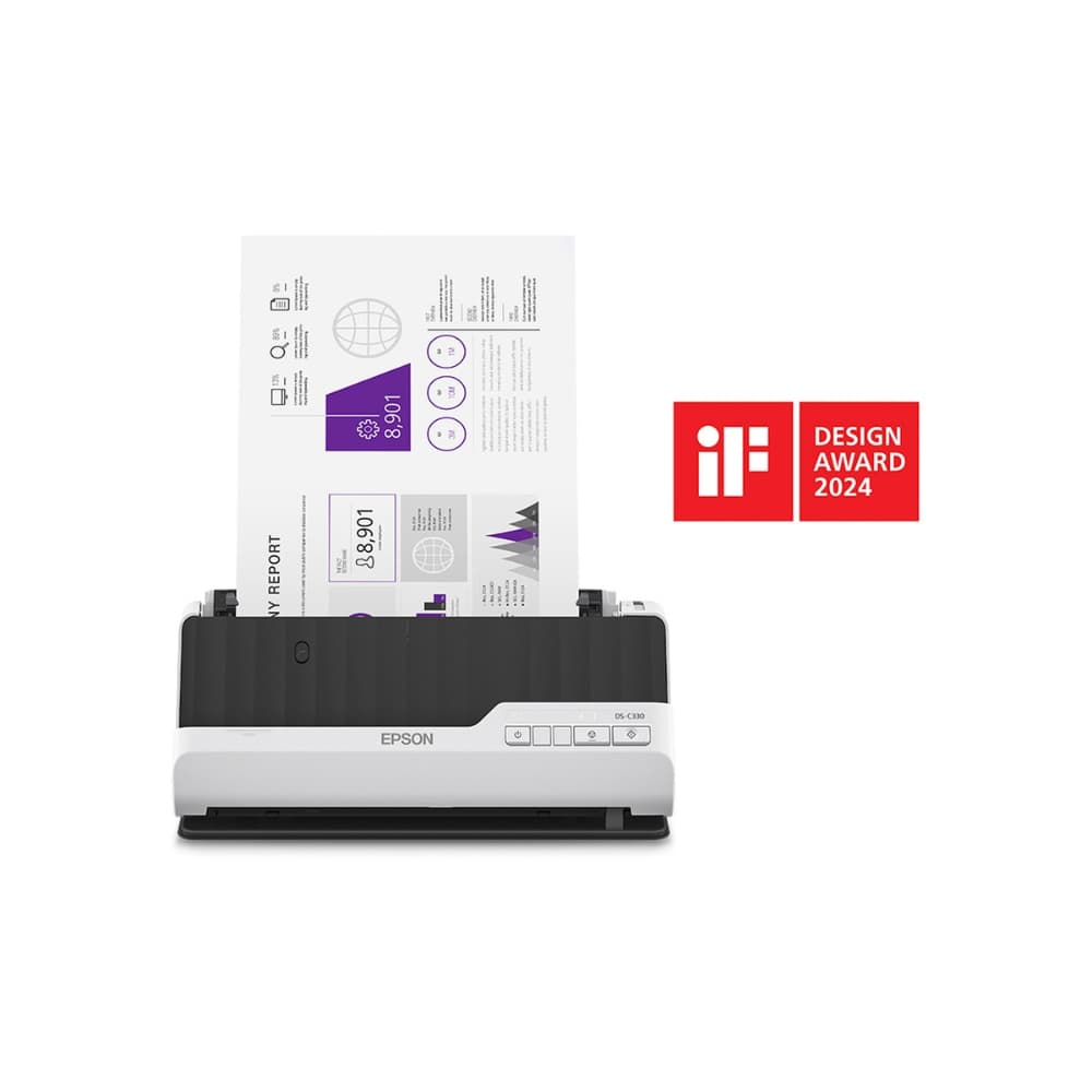 EPSONCORPORATIVO Escaner Vertical Compacto WorkForce DS-C330 - 30ppm / 60 ipm -ADF 20 hojas