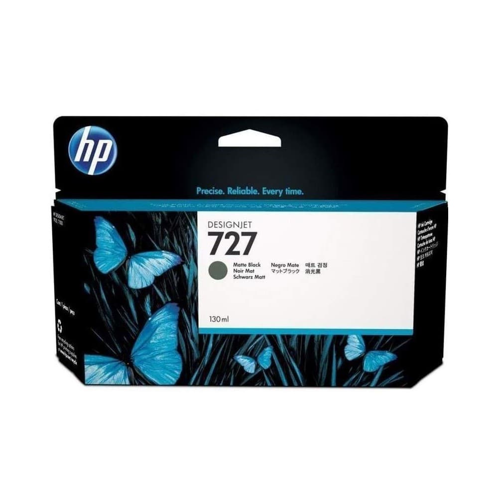 HPIMPGRANFORMATO Cartucho de tinta HP 727 DesignJet negro mate de 130 ml