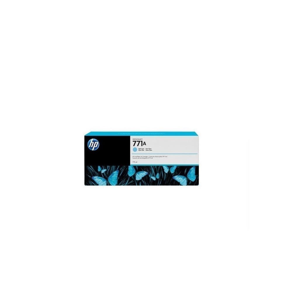 HPIMPGRANFORMATO CARTUCHO DE TINTA HP # 771 LIGHT CYAN DESIGNJET Z6200/Z6800 775