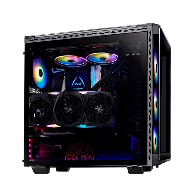 ADATA-XPG XPG BATTLECRUISER II, Negro, E-ATX Torre Media, 3.5incx2+3,E/S: USB-Cx1, USBx2, HD Audiox1, Resetx1, Powerx1, Ventilador: Frontalx4, Traserox1, 2 años de Garantía