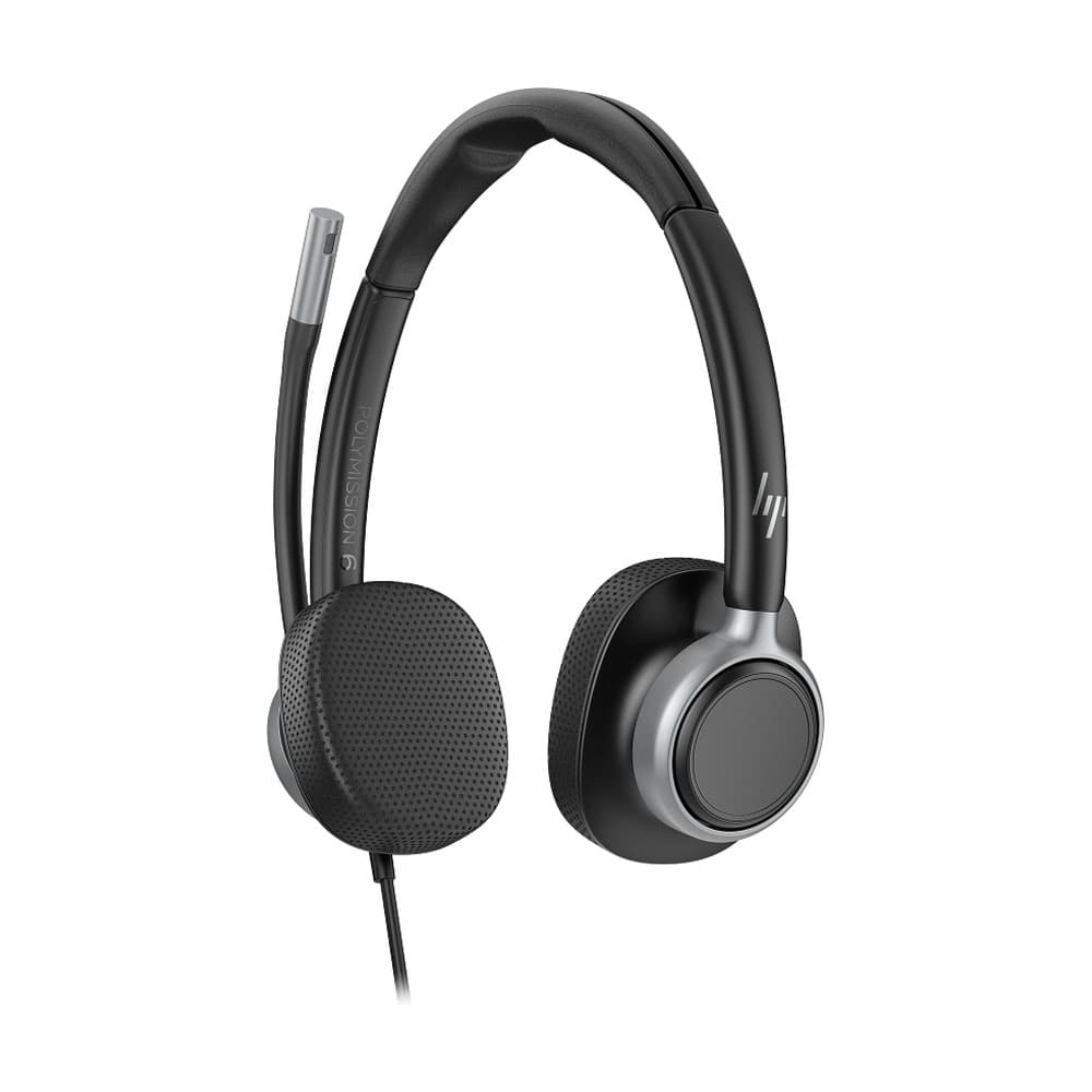 HP POLY Audifonos HP Poly Mission 625 Stereo USB Wired