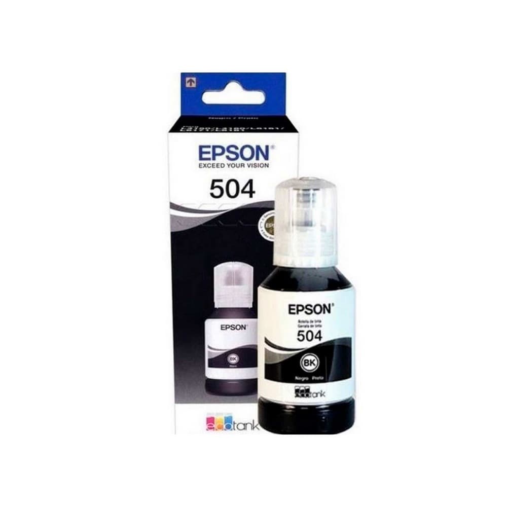 EPSONSUMINISTROS Botella de Tinta EPSON T504120 AL L4150/ L4160 COLOR Negro