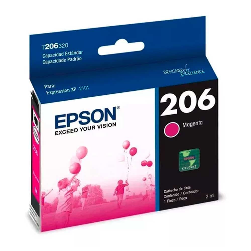 EPSONSUMINISTROS Cartucho Epson T206320-AL Magenta Ink Cartridge-Xpression XP-2103
