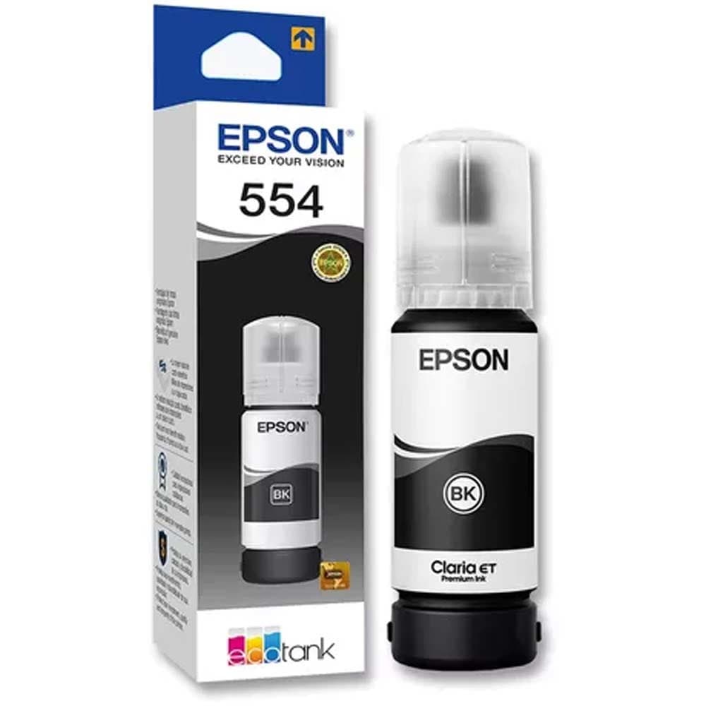 EPSONSUMINISTROS Botella de Tinta EPSON T554120 AL 70 ml COLOR Negro