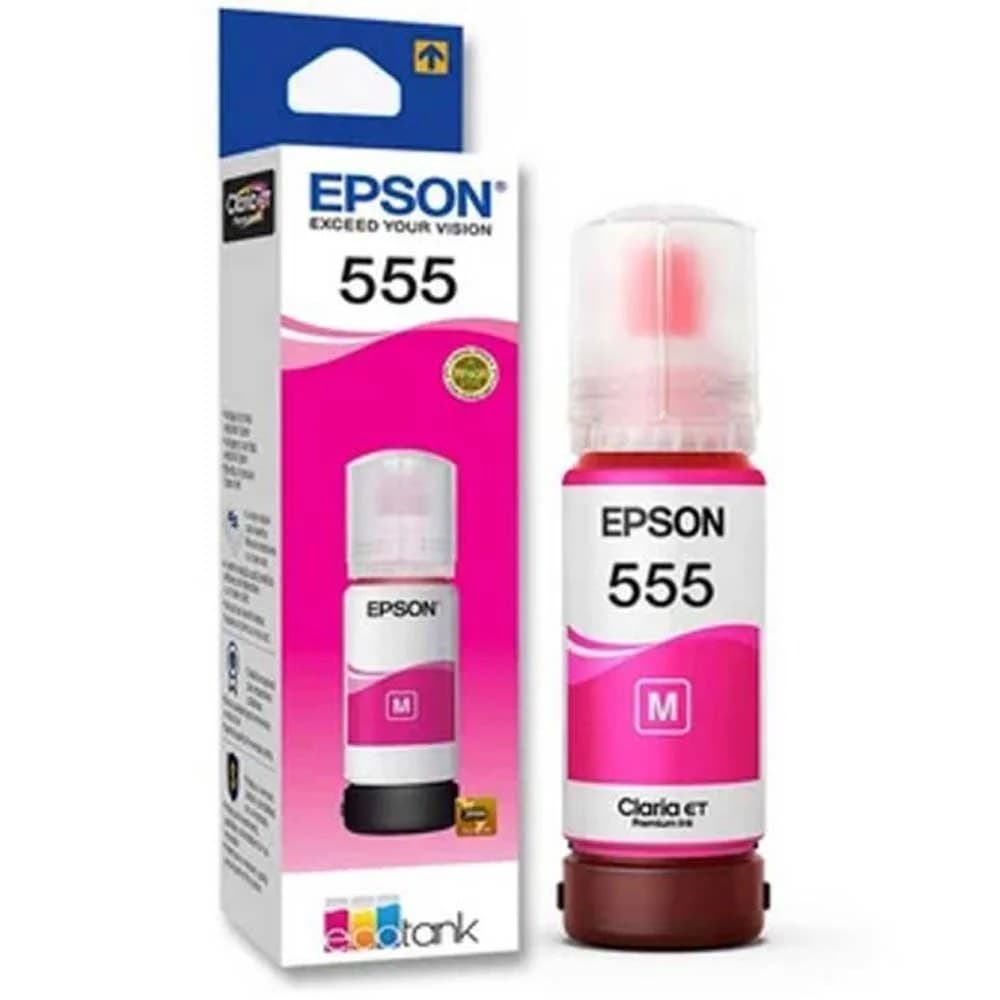EPSONSUMINISTROS Botella de Tinta EPSON T555320 AL L8180 70 ml COLOR Magenta
