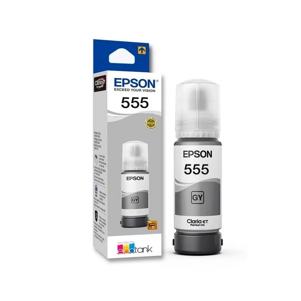 EPSONSUMINISTROS Botella de Tinta EPSON T555520 AL 70 ml Impresión de Fotografía COLOR Gris