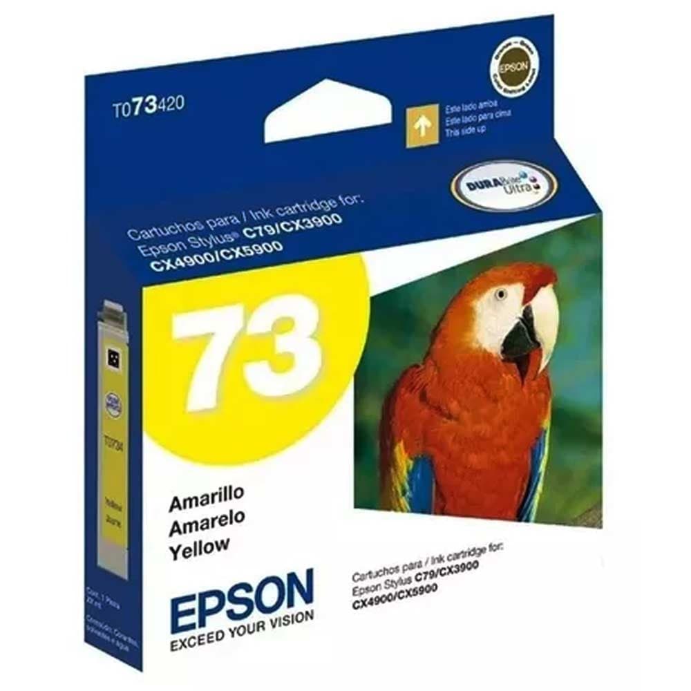 EPSONSUMINISTROS Cartucho Epson T073420-AL - Stylus Yellow C79/ Cx3900 / Cx4900 / Cx5900 / Cx6900F / Cx7300 / Cx8300 / (250 paginas)