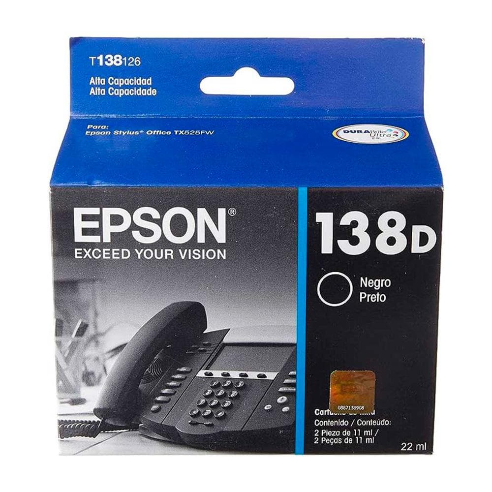 EPSONSUMINISTROS Cartucho Epson T138126 Black Stylus Office Tx525Fw Aprox 805PG