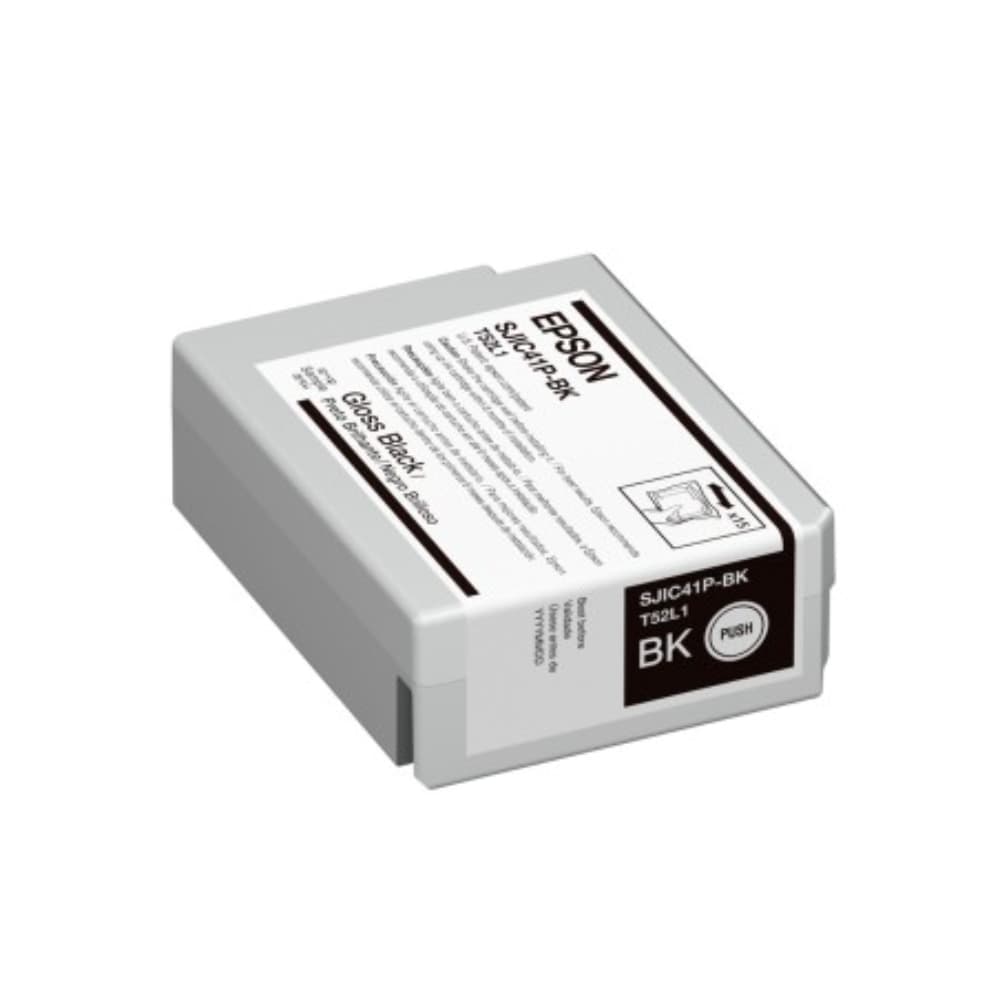 EPSONPOSCOLORWORKS Cartucho de tinta Negra para TM-C4000 SJIC41P (BK)