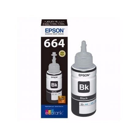 EPSONSUMINISTROS Botella de Tinta EPSON T664120 L200/210/350/355/555 COLOR Negro