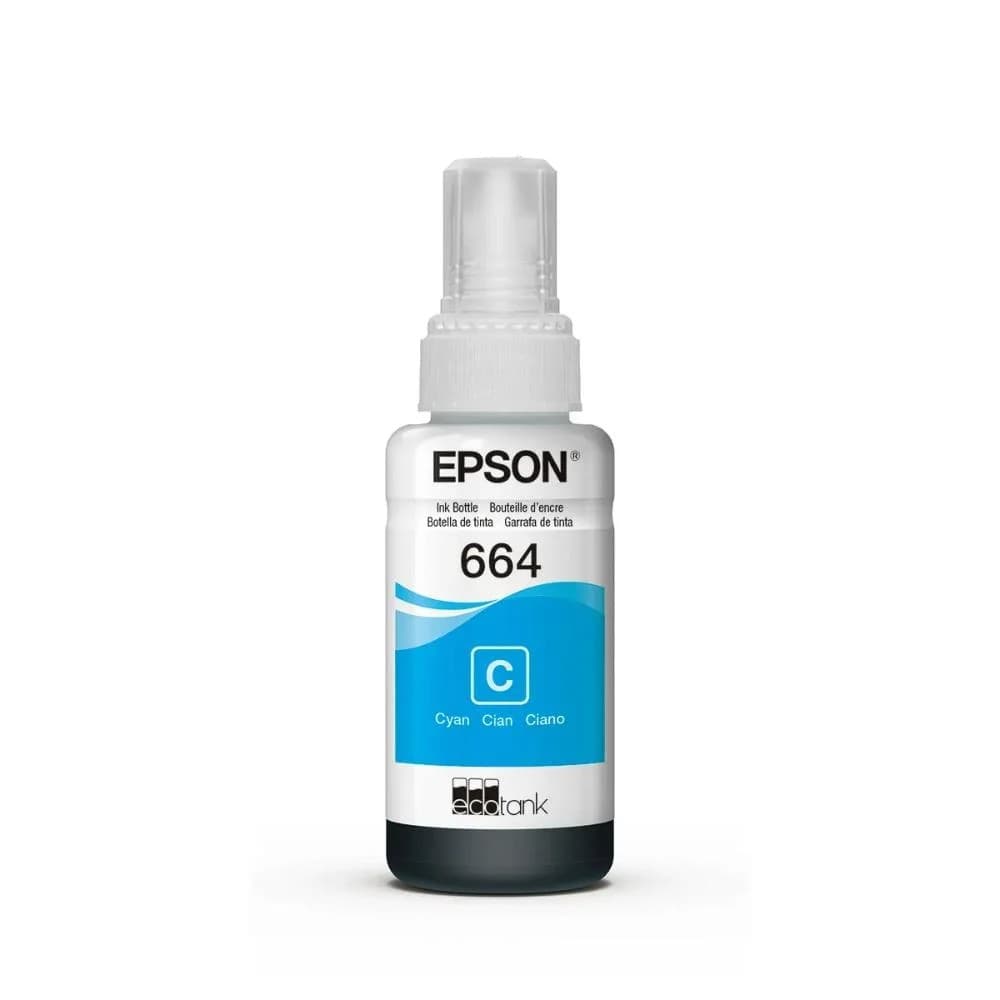 EPSONSUMINISTROS Botella de Tinta EPSON T664220 L200/210/350/355/555 COLOR Cyan