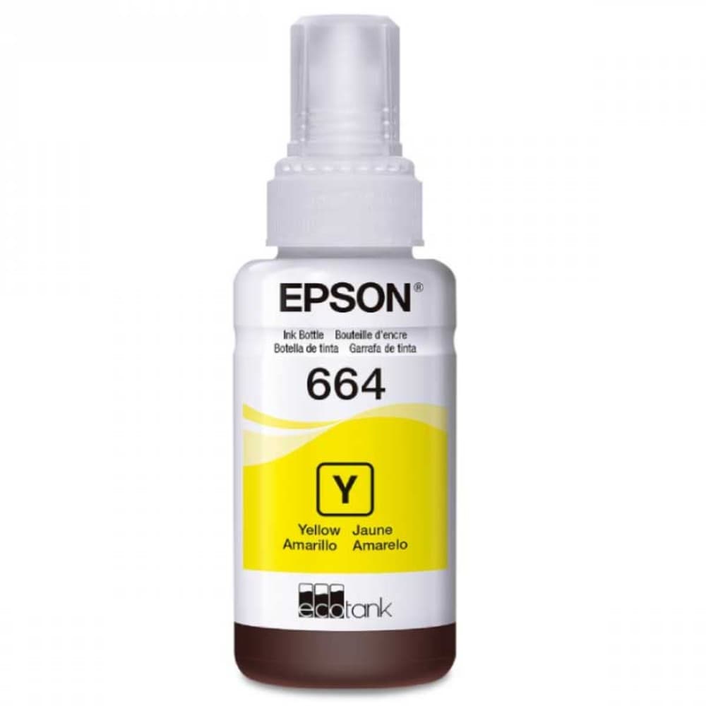 EPSONSUMINISTROS Botella de Tinta EPSON T664420 L200/210/350/355/555 COLOR Amarillo