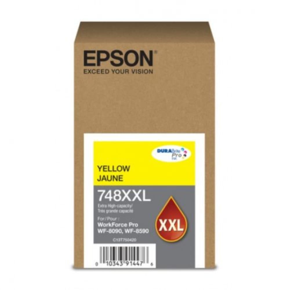 EPSON Cartuchos de Tinta Epson Yellow T748XXL420-AL para WorkForce WF-6090/WF-6590 (7.000 páginas)
