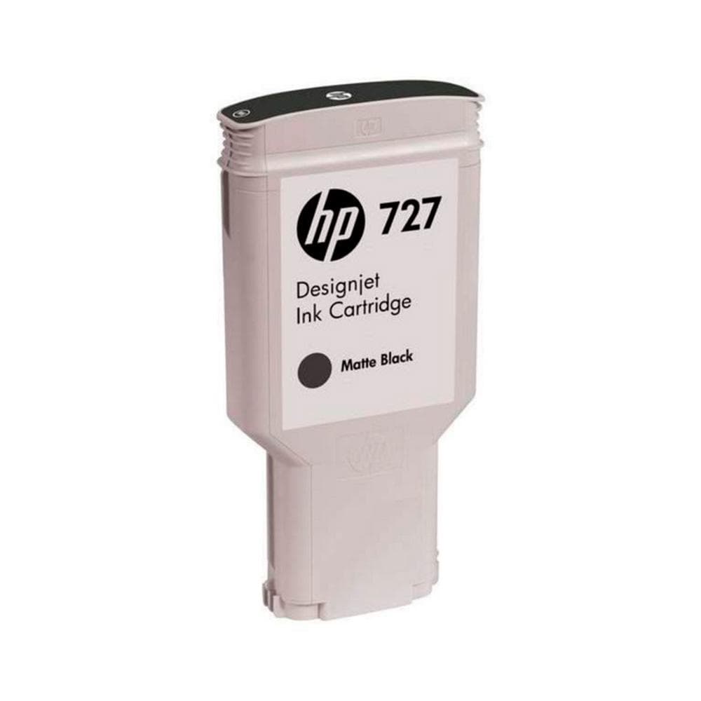 HPIMPGRANFORMATO Cartucho de tinta HP 727 DesignJet negro mate de 300 ml
