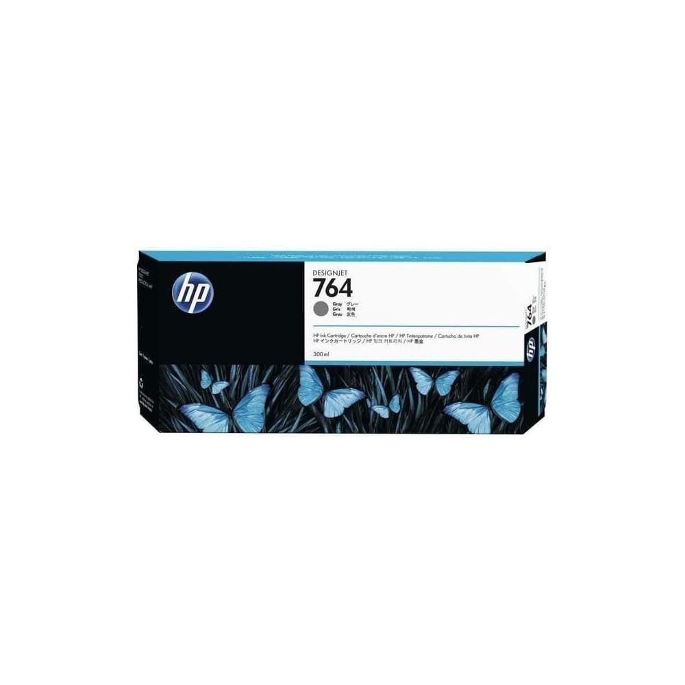 HPIMPGRANFORMATO Cartucho de tinta DesignJet HP 764 de 300 ml gris