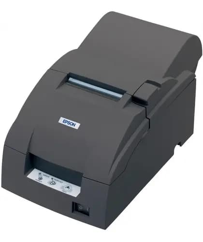 EPSONCORPORATIVO Impresora EPSON Matricial de Recibos. Rollo Auditoría, 76mm, Autocortador, Puerto Serial, Incluye Fuente. Negra. TM-U220A-153.