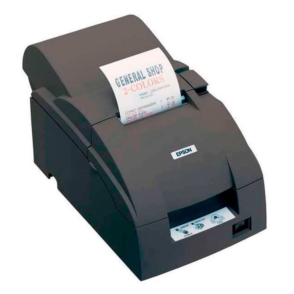 EPSONCORPORATIVO Impresora EPSON Matricial de Recibos. Rollo Auditoría, 76mm, Autocortador, Puerto USB, Incluye Fuente. Negra. TM-U220A-163