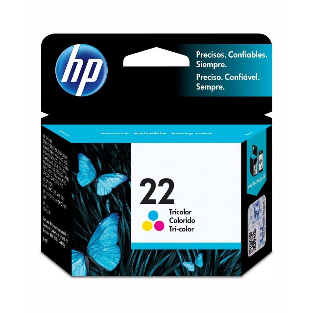 HPSUMINISTROS Cartucho Hp De Tinta 22 Tricolor Original