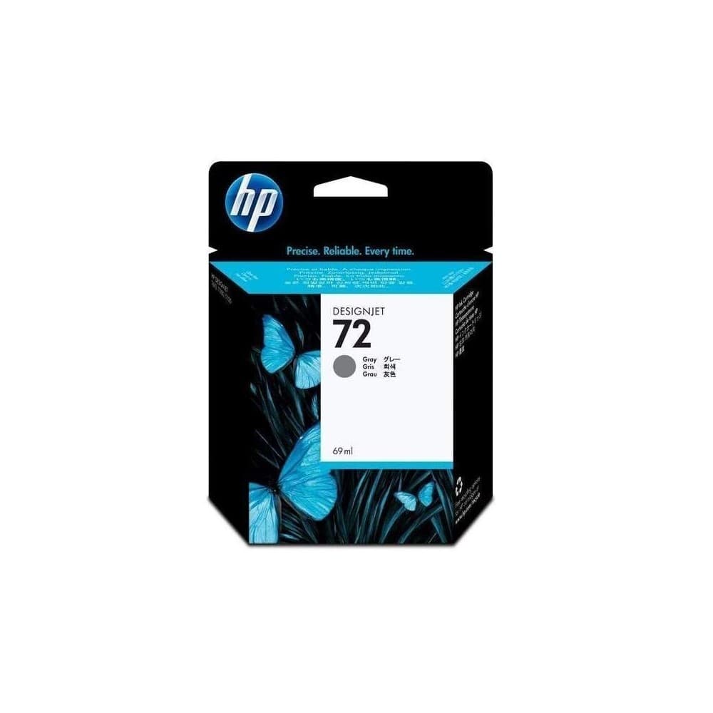 HPIMPGRANFORMATO Cartucho de tinta DesignJet HP 72 de 69 ml gris