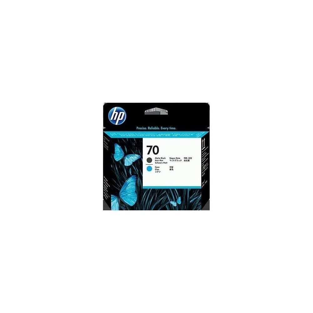 HPIMPGRANFORMATO CABEZAL HP 70 MATTE BLACK AND CYAN