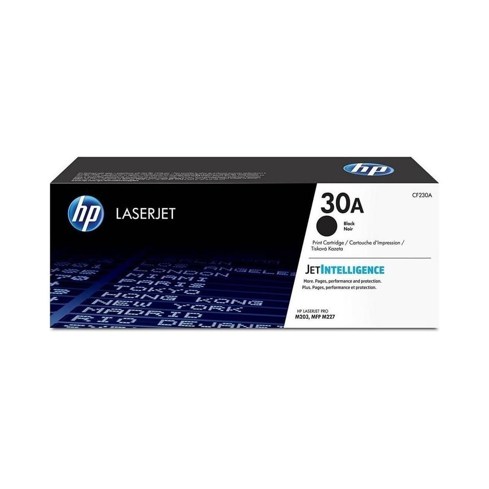 HPTONER Cartucho de Tóner HP 30A Negro LaserJet Original