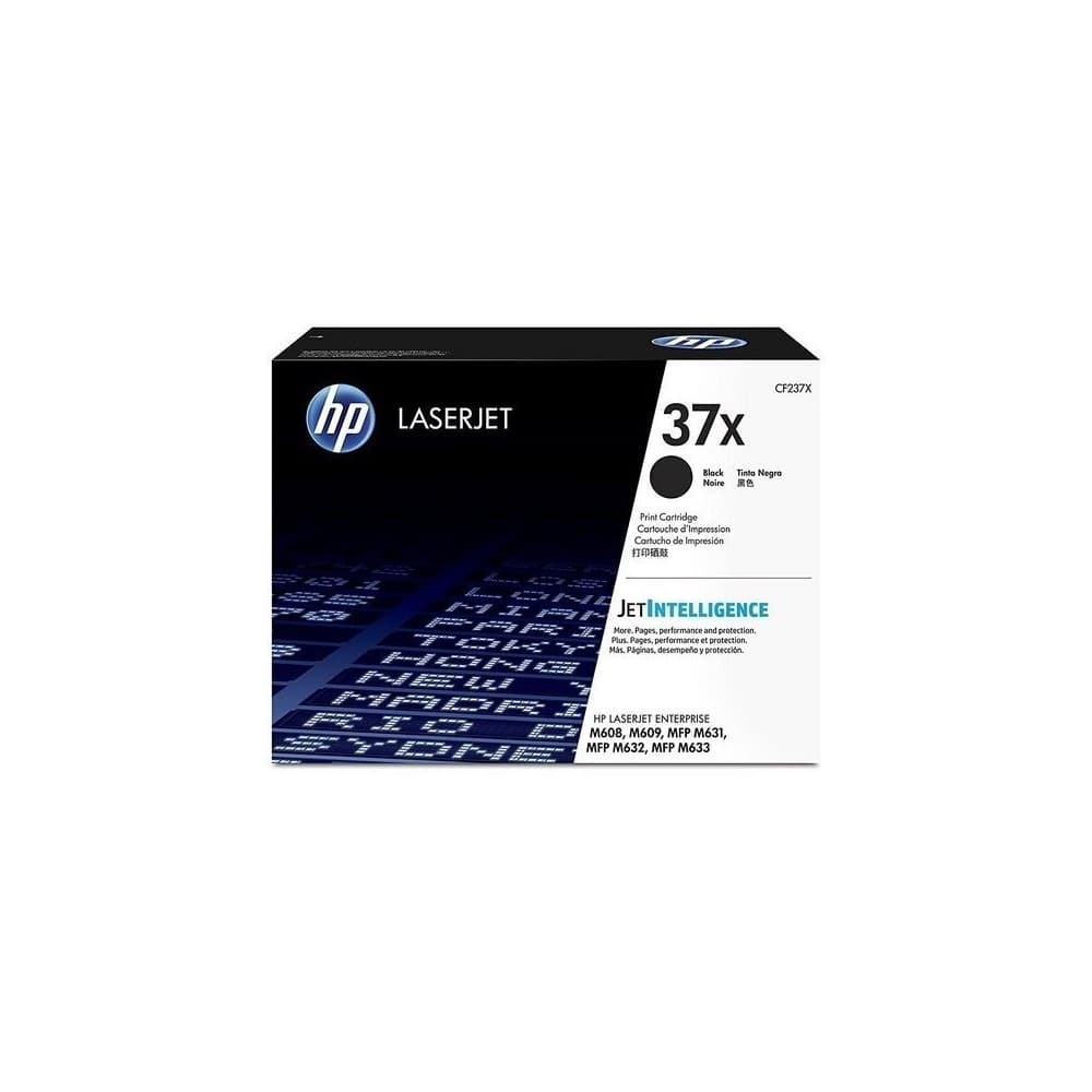 HPTONER Cartucho de Tóner HP 37X Negro Alto Rendimiento LaserJet Original