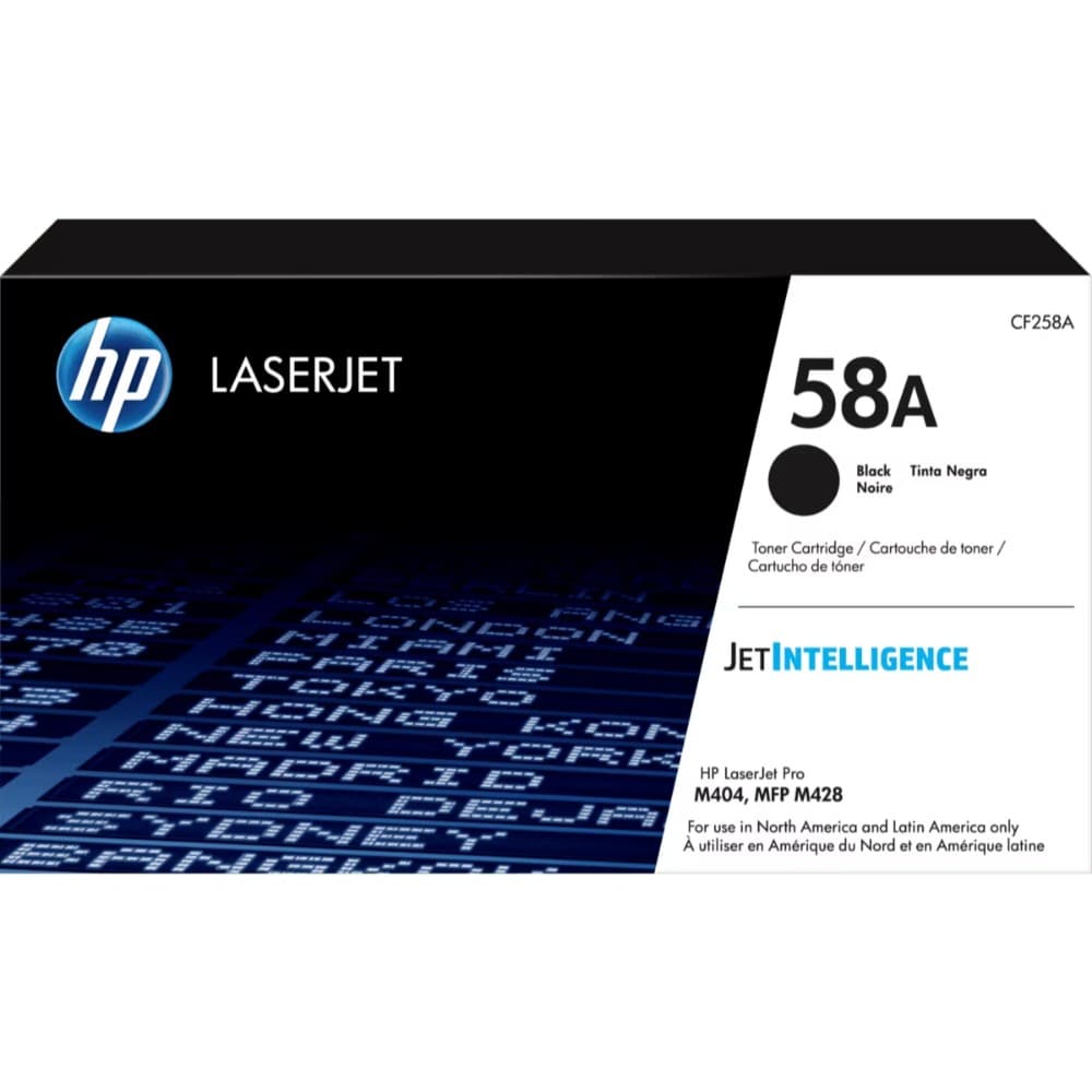 HPTONER Cartucho de Tóner HP 58A Negro LaserJet Original