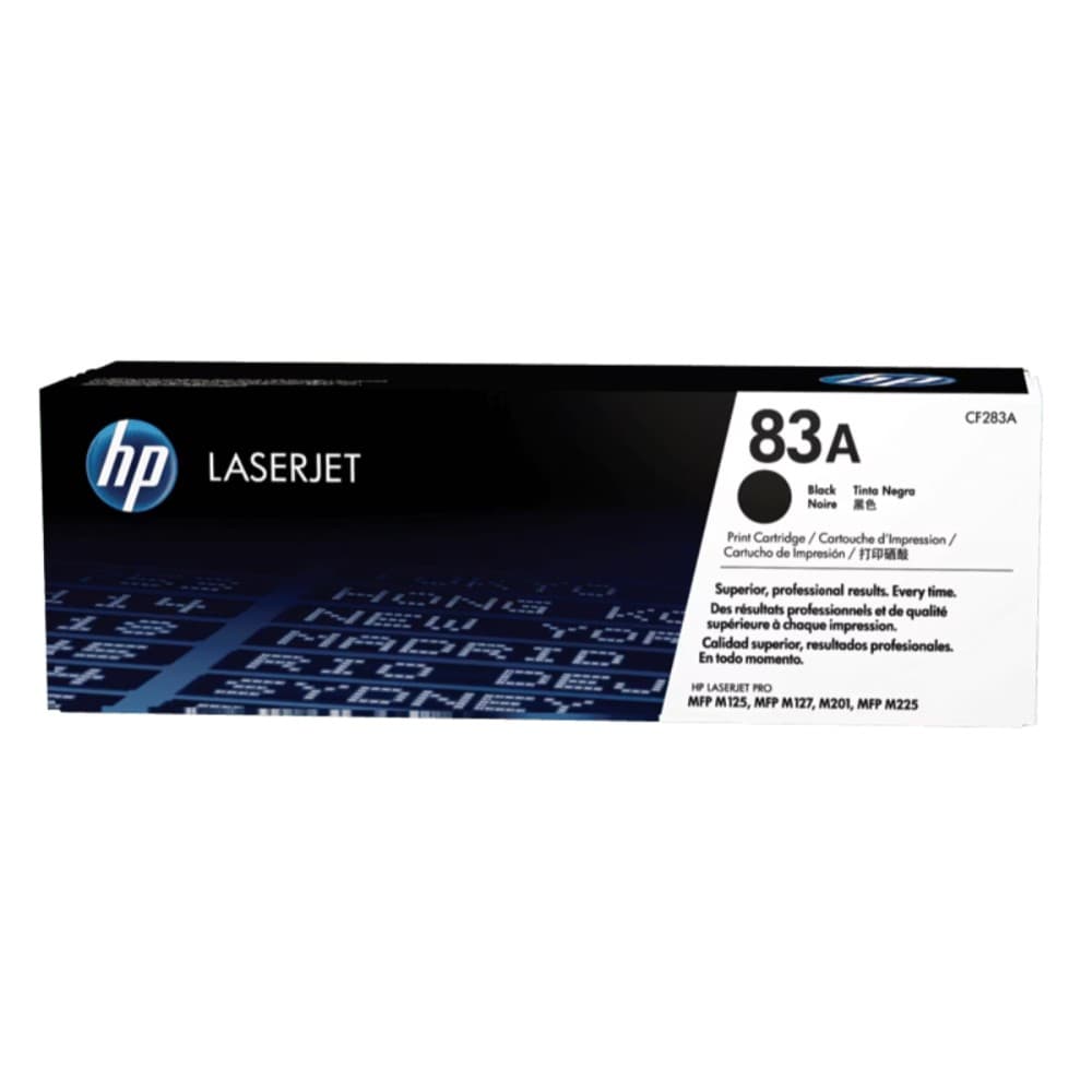 HPTONER Cartucho original de tóner negro HP 83A LaserJet