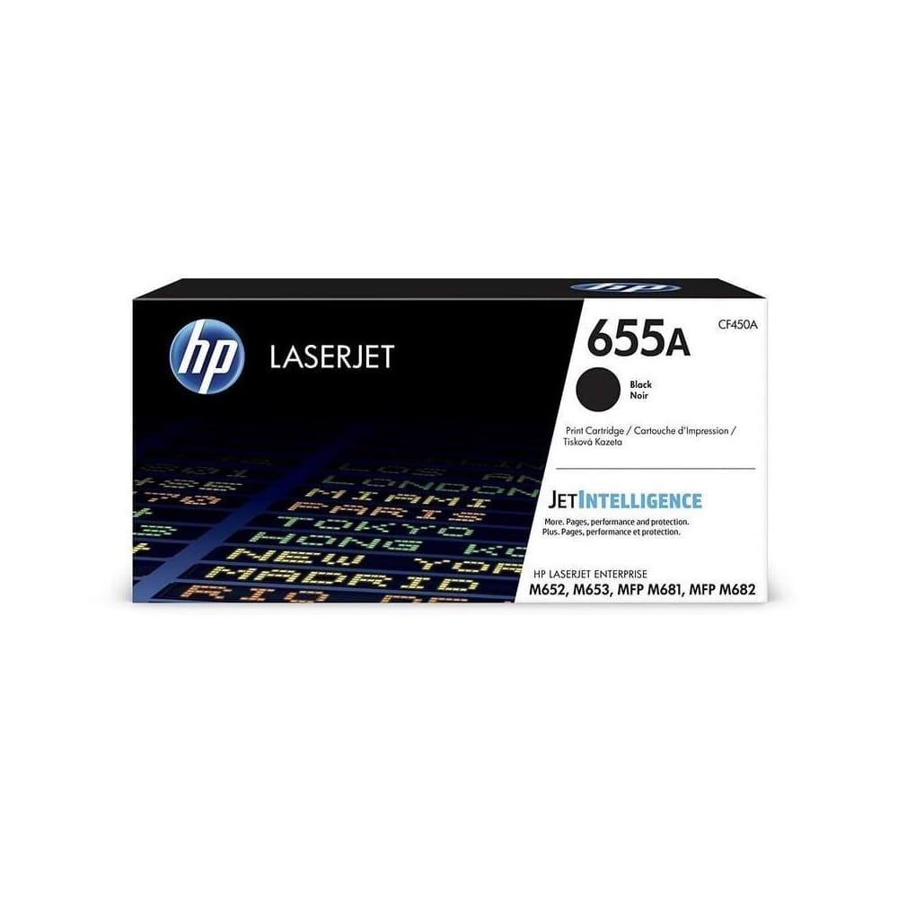 HPTONER Cartucho de Tóner HP 655A Negro LaserJet Original
