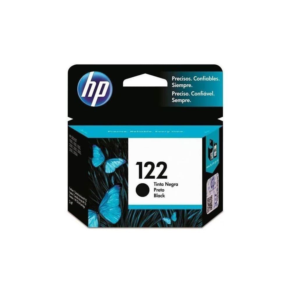 HPSUMINISTROS Cartucho de tinta HP Negro 122 120 PAG