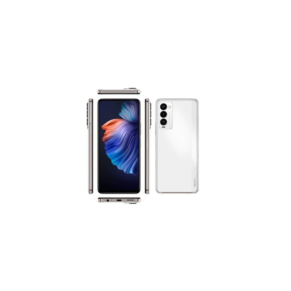 TECNO 4895180773341 - Celular Tecno Camon 18 128GB/6GB Blanco