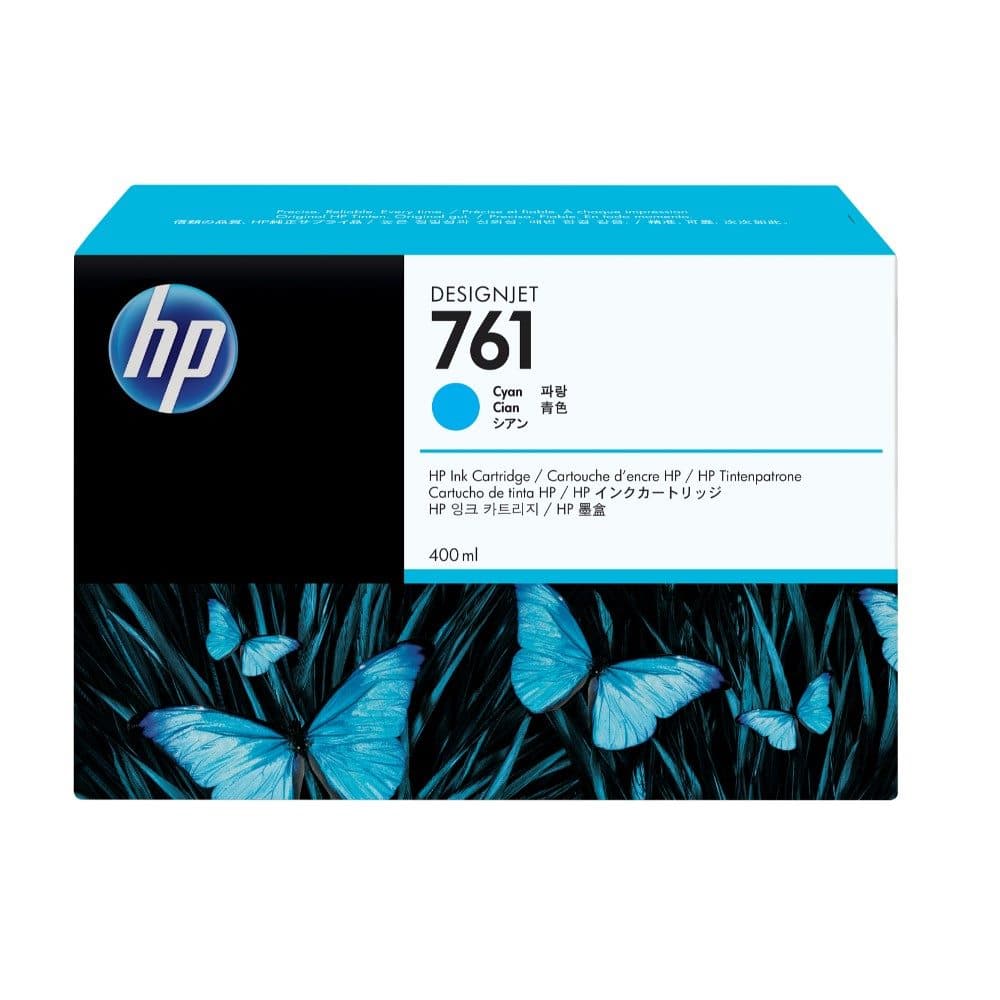 HPIMPGRANFORMATO Cartucho de Tinta HP DesignJet 761 de 400 ml COLOR Cyan