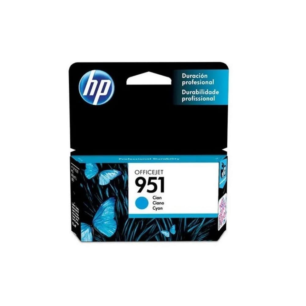 HPSUMINISTROS Cartucho De Tinta Hp 951 Cian Original