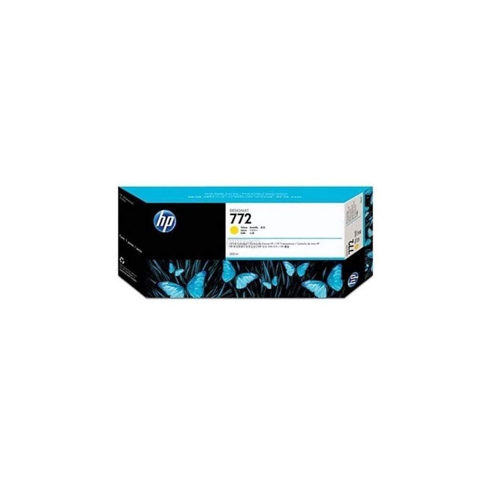 HPIMPGRANFORMATO Cartucho de tinta HP 772 DesignJet amarillo de 300 ml
