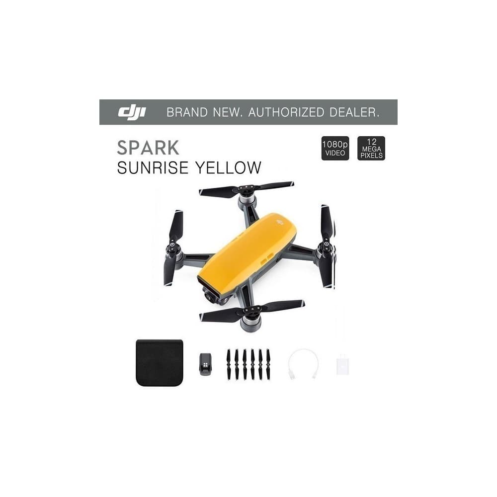 DJIDRONES Spark Mini Drone Sunrise Yellow