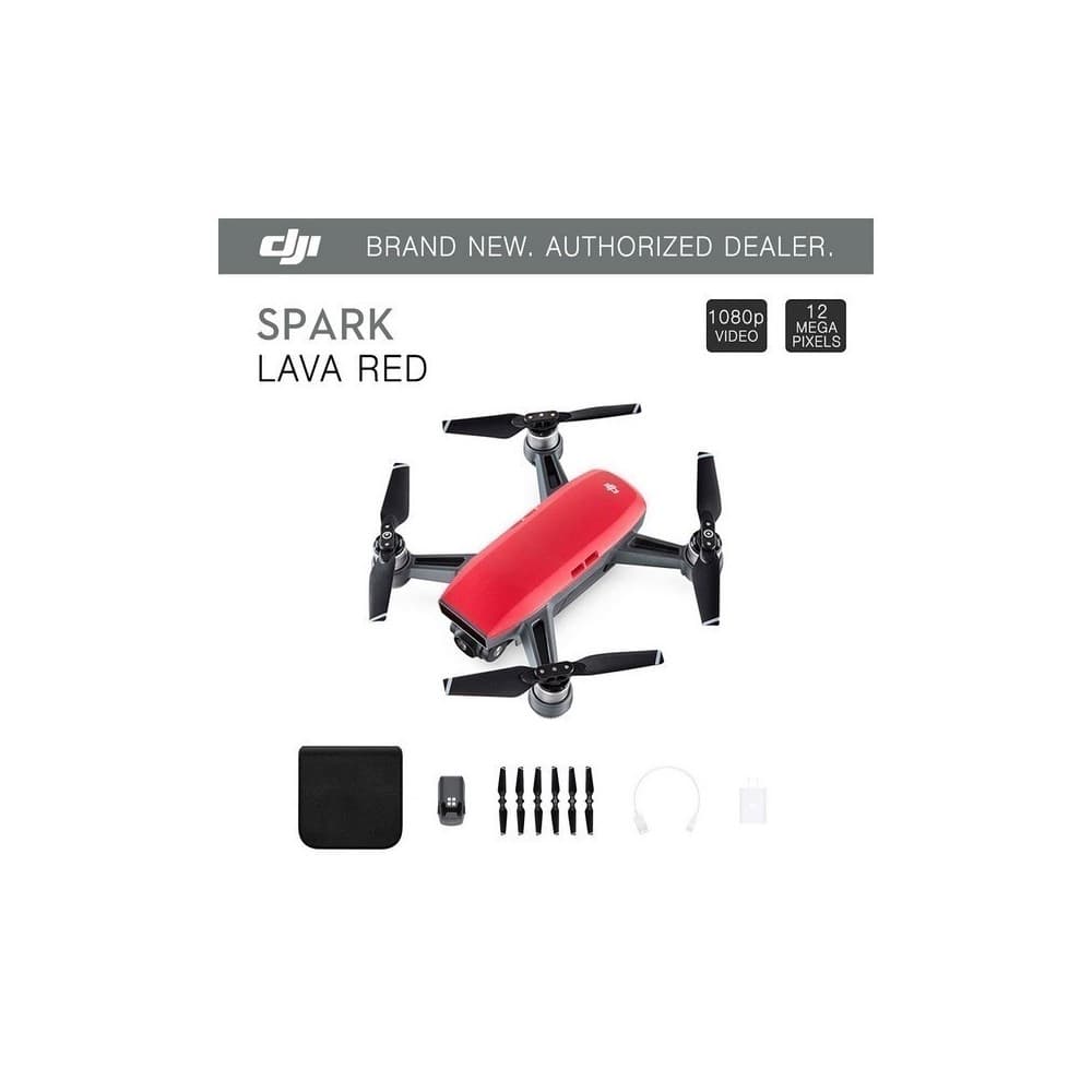 DJIDRONES Spark Mini Drone Lava Red