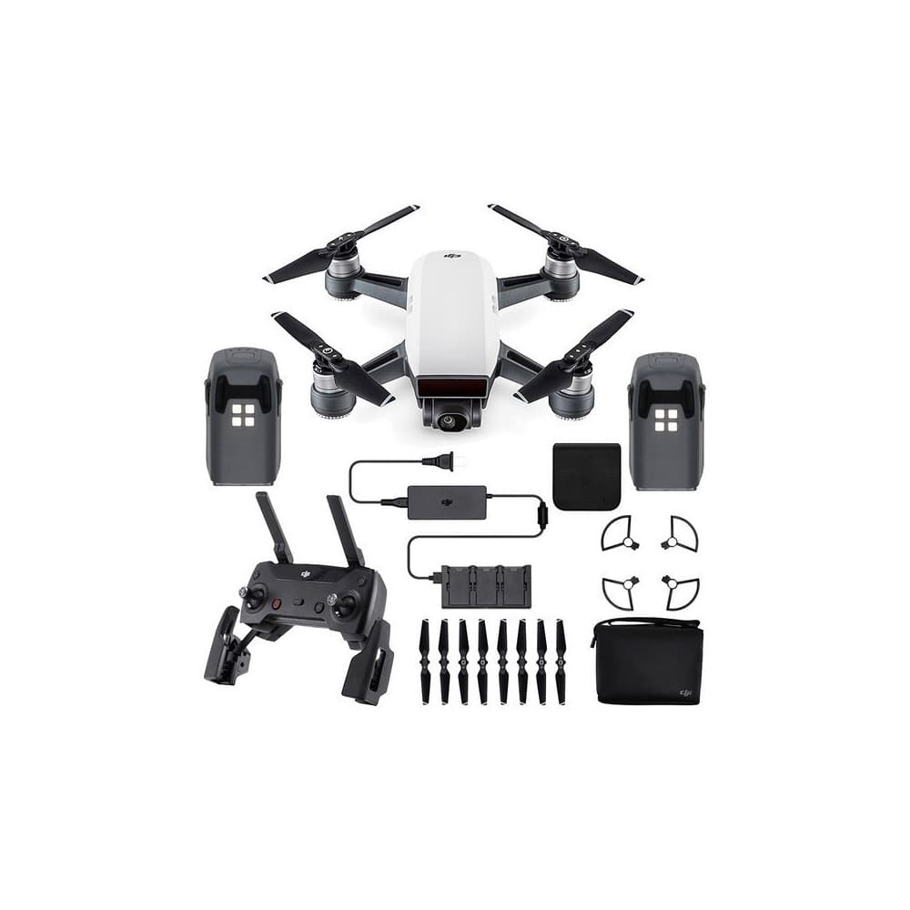 DJIDRONES Spark Drone mas Combo Alpine White