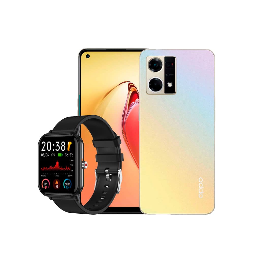 OPPO OPPO Reno 7 256GB dorado alba + Smartwach