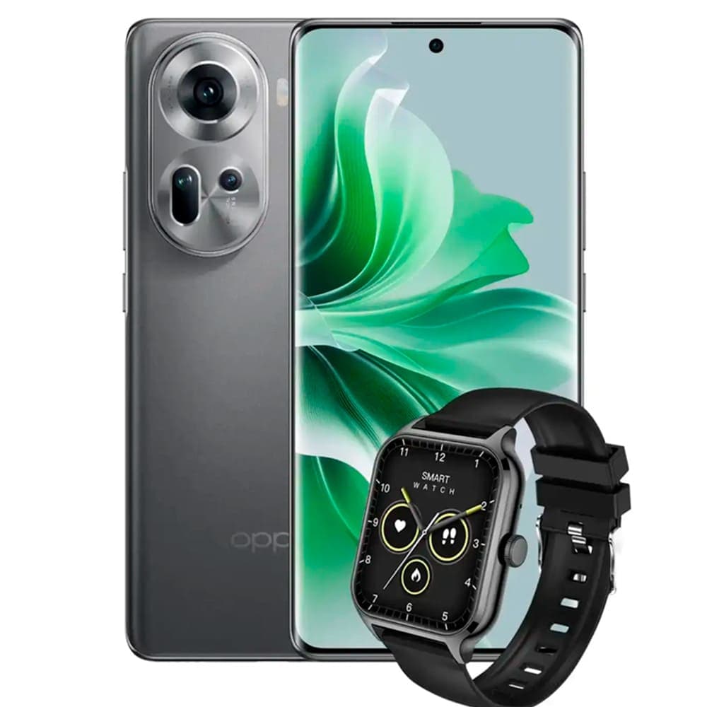 OPPO OPPO Reno11 5G Mea+Nfc 256Gb 12Gb Rock Grey Latus + Smartwatch