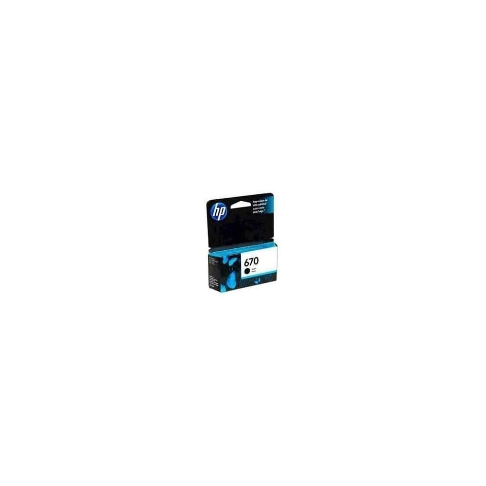 HPSUMINISTROS Cartucho de tinta HP Negro 670