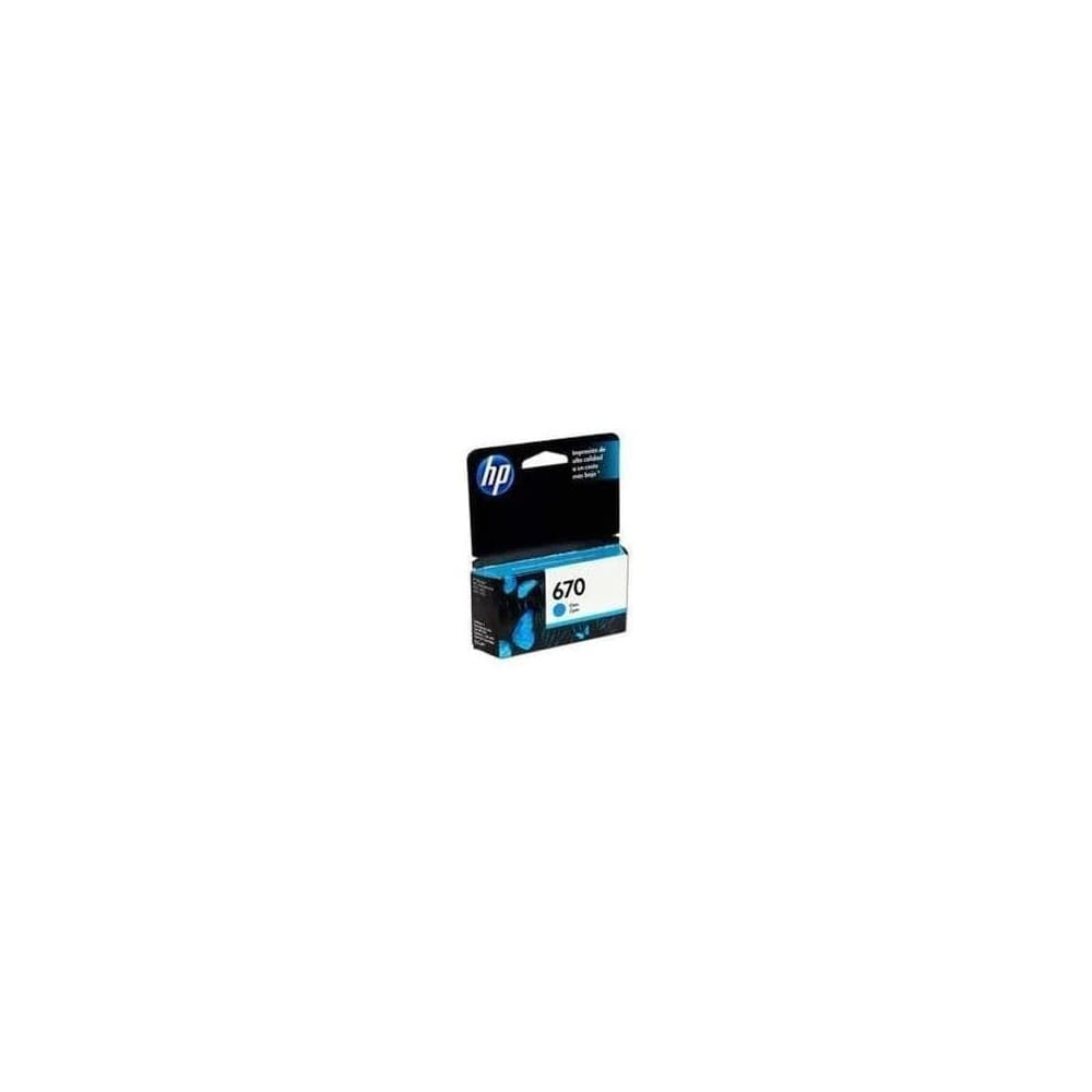 HPSUMINISTROS Cartucho HP Cyan 670 HP Deskjet Ink Advantage