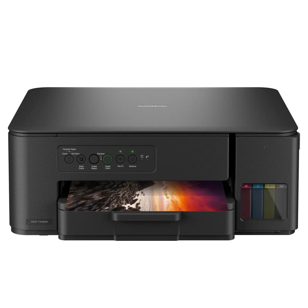 BROTHER Impresora Brother T430W Multifunci/Wi-fi /Neg 16ppm, color 9ppm/ USB 2.0