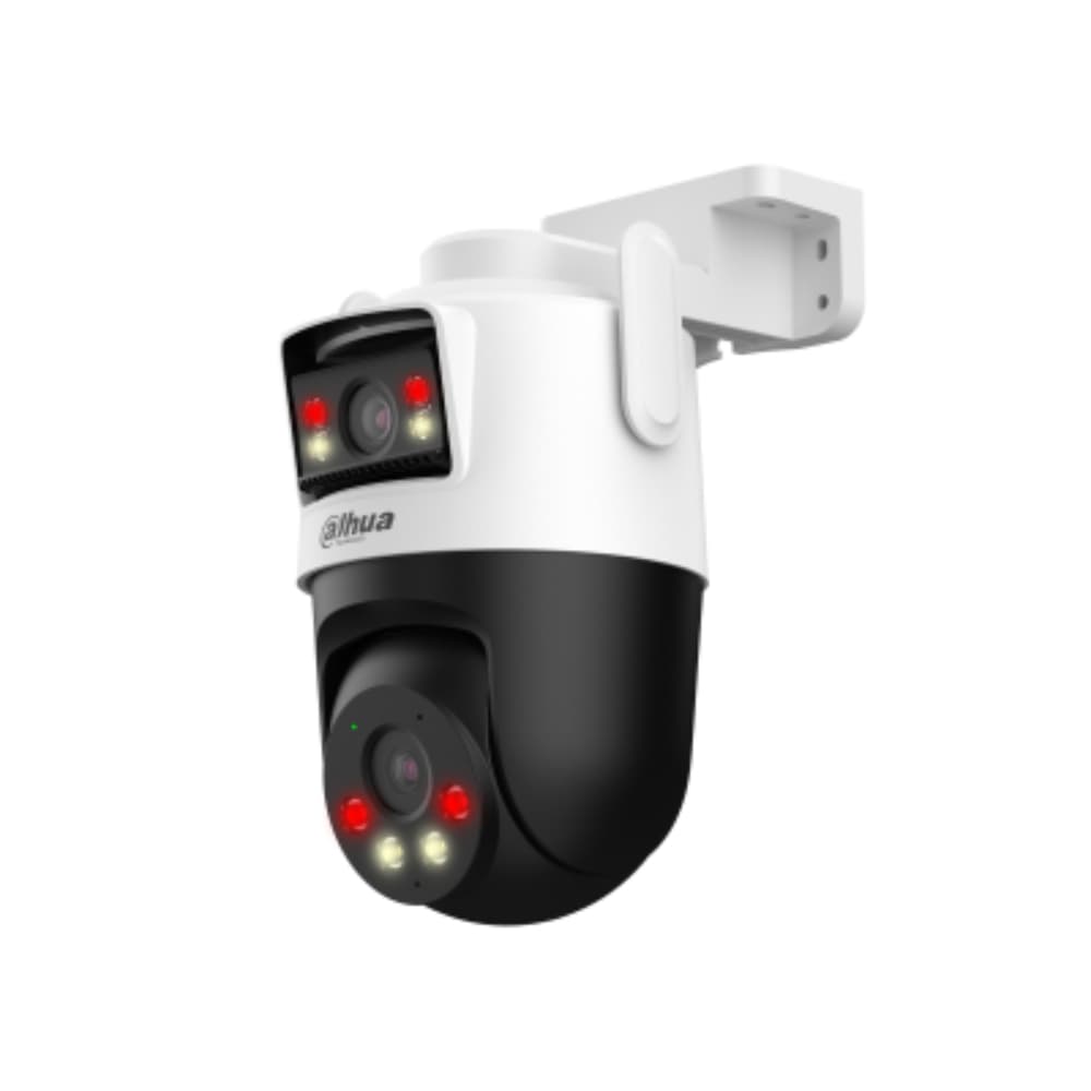 DAHUANEW Cámara Dahua Bullet WI-FI 6, 3MP ,fija, Bluetooth pairing, Luz de advertencia roja y azul, IR30m, IP67, H.265, 12VDC, soporta micro SD hasta 256GB, Micrófono y altavoz integrados, detección humana y de vehiculos, Gestión desde la App DMSS (Dahua)