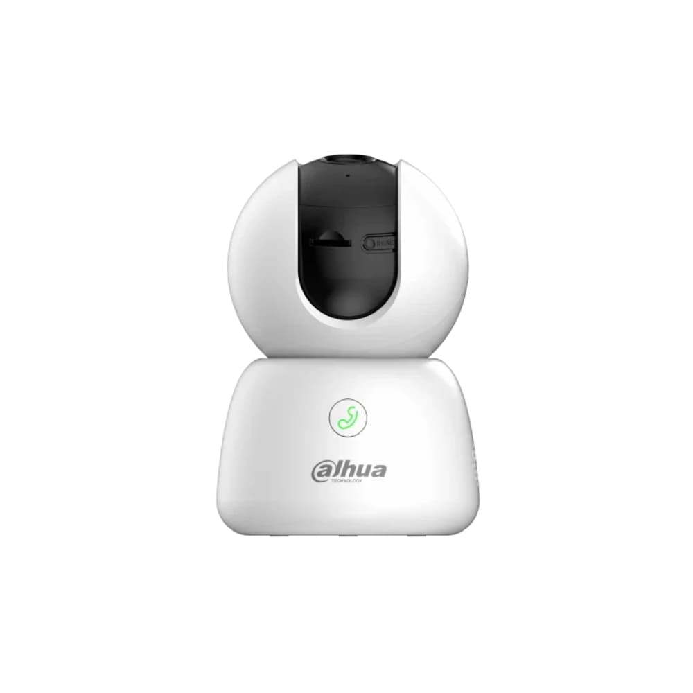 DAHUANEW Cámara Dahua Wifi / 5MP / PT / DWDR, IR hasta 10mts, AI Detección Humana y Mascotas, Patrullas (Preset Patrol) Autoseguimiento, Alarma por Sonido Anormal, Boton de Llamada, WIFI 6, Audio vidireccional, Soporta Micro SD hasta 256GB, Gestion desde la App DMSS (Dahua)