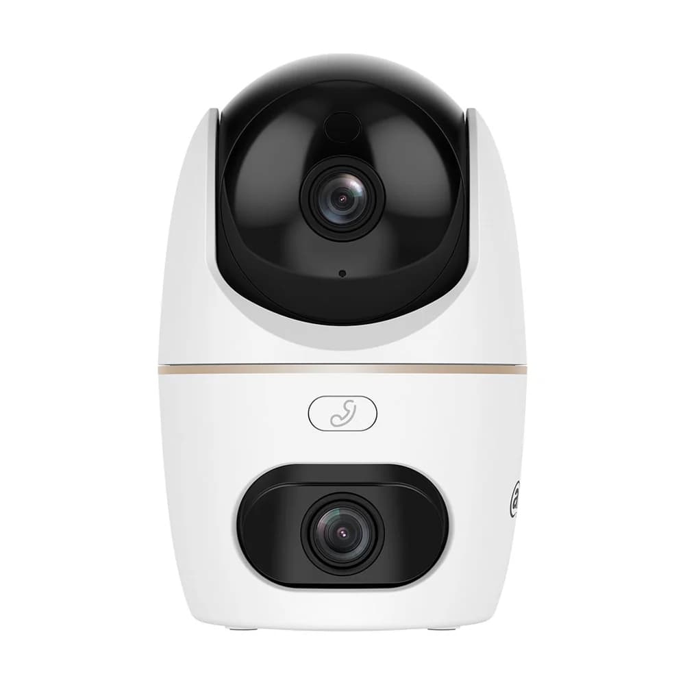 DAHUANEW Cámara Dahua Wifi Doble lente / 5MP / PT / DWDR, IR hasta 30mts, AI Detección Humana y Mascotas, Doble lente / Doble IR, Patrullas (Preset Patrol) Autoseguimiento, Alarma por Sonido Anormal, Boton de Llamada, WIFI 6 Boble banda - 2.4GHz / 5.GHz, Audio vidireccional, Soporta Micro SD hasta 256GB, Gestion desde la App DMSS (Dahua)